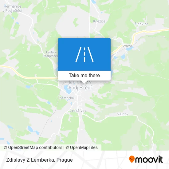 Карта Zdislavy Z Lemberka