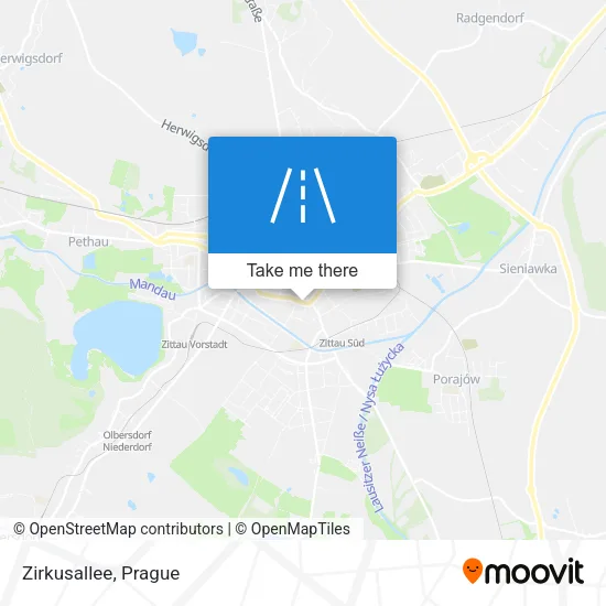 Карта Zirkusallee