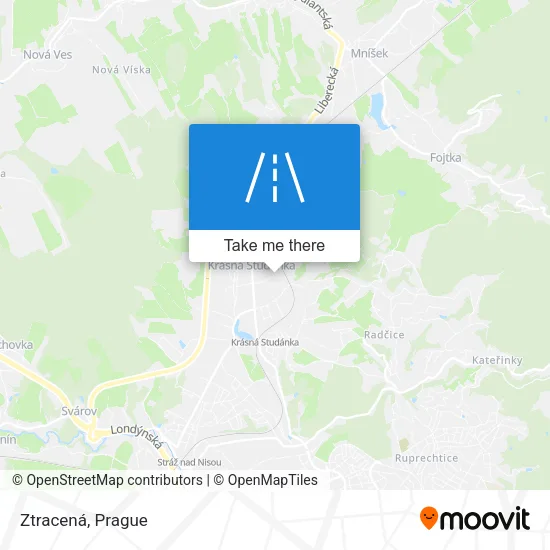 Карта Ztracená