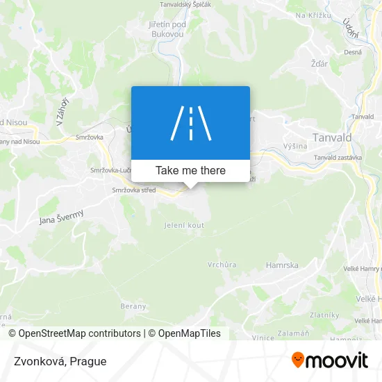 Карта Zvonková