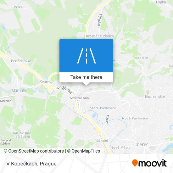 Карта V Kopečkách