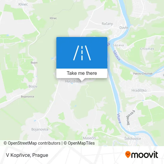 Карта V Kopřivce