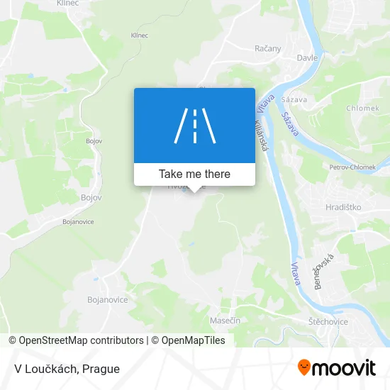 Карта V Loučkách