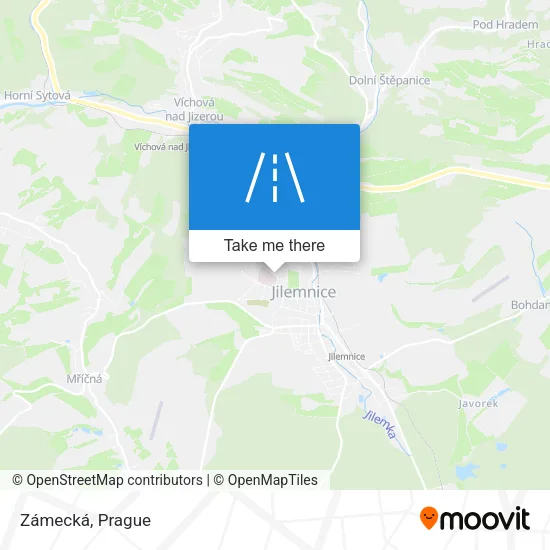 Карта Zámecká