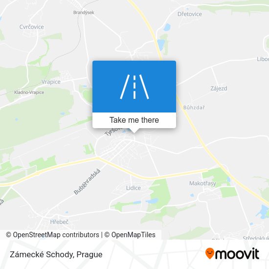 Zámecké Schody map