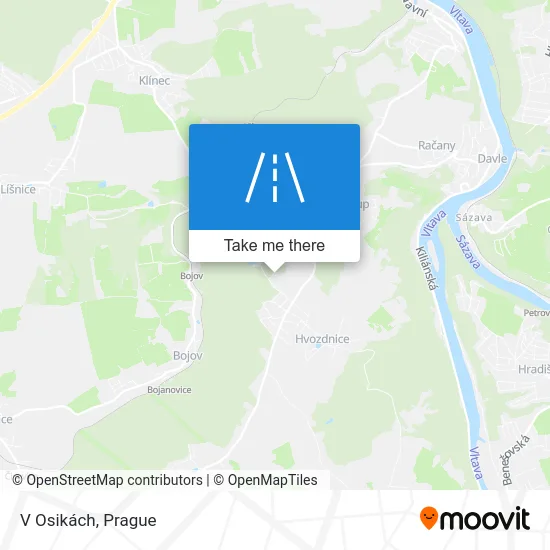 Карта V Osikách