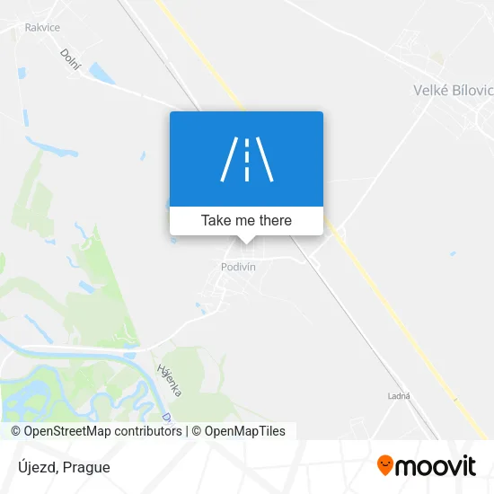 Карта Újezd