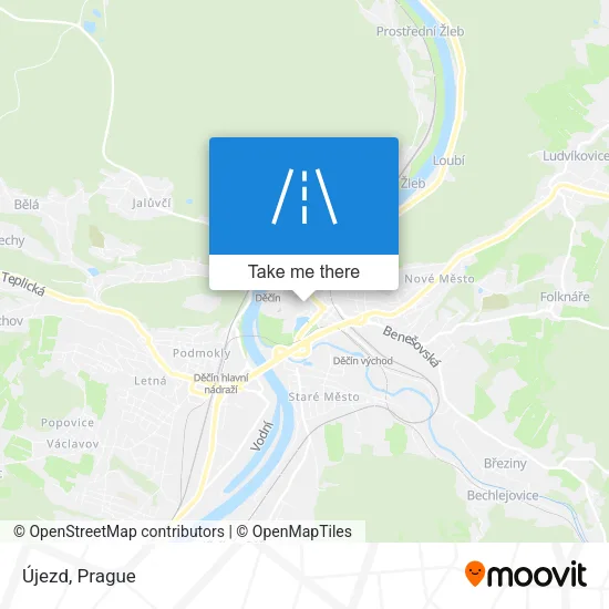 Карта Újezd