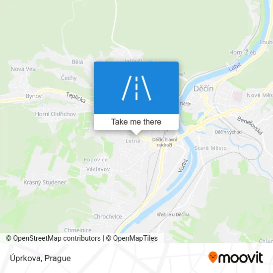 Карта Úprkova