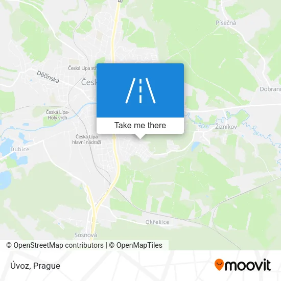 Карта Úvoz