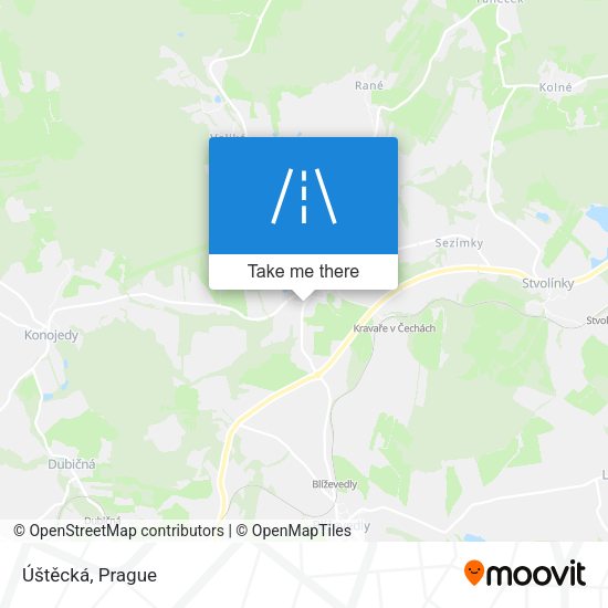 Úštěcká map