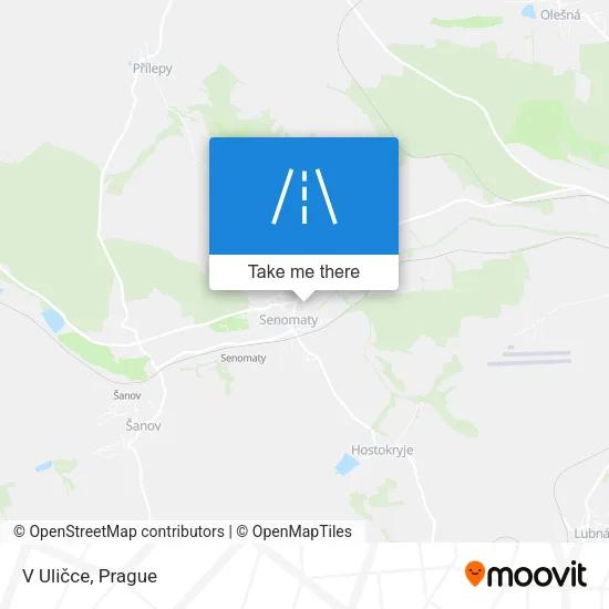 Карта V Uličce