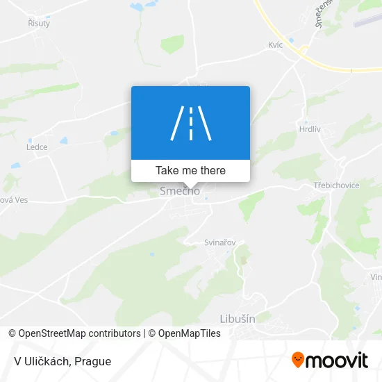 Карта V Uličkách