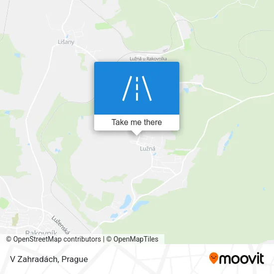 Карта V Zahradách