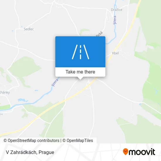 Карта V Zahrádkách