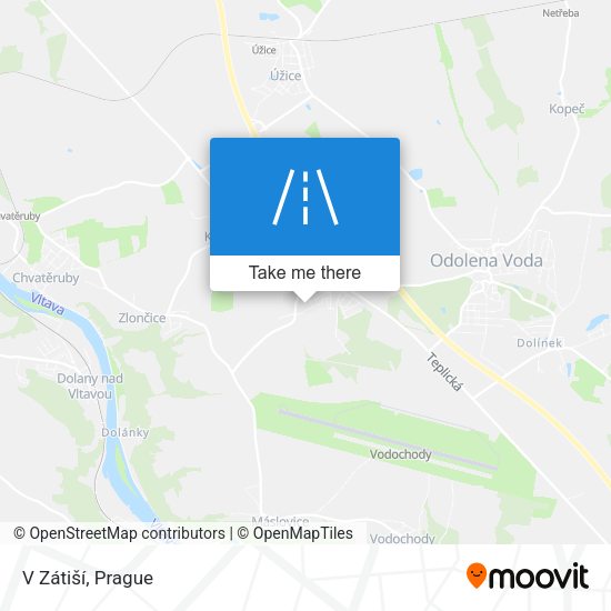 V Zátiší map