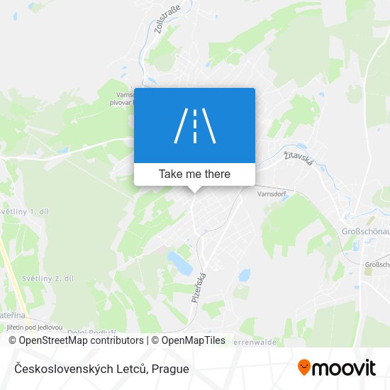 Československých Letců map