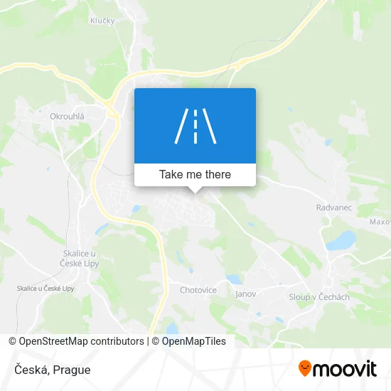 Карта Česká