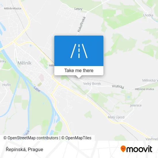 Карта Řepínská