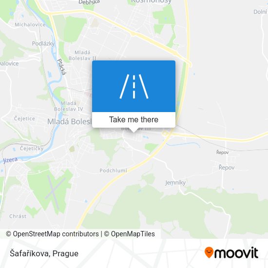 Šafaříkova map