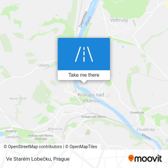 Ve Starém Lobečku map