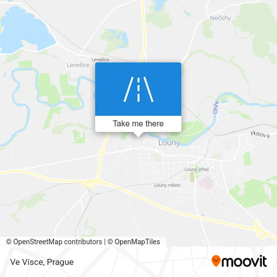 Ve Vísce map
