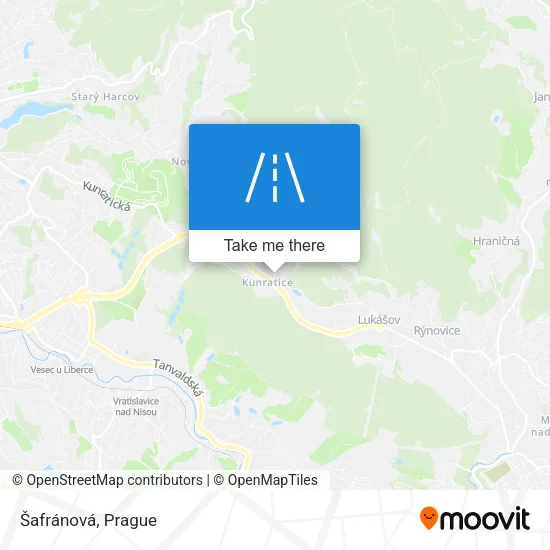 Карта Šafránová