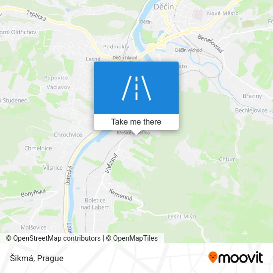 Карта Šikmá