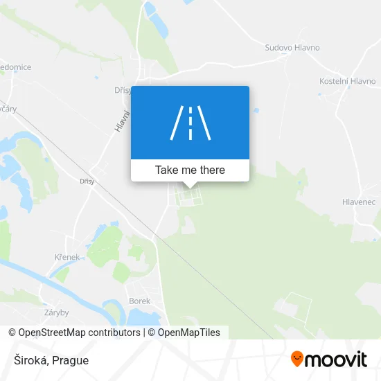 Карта Široká