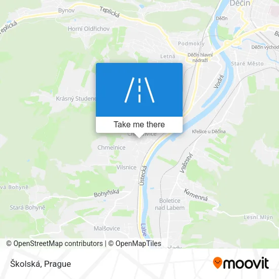 Карта Školská