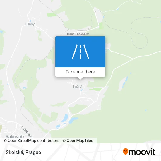 Карта Školská