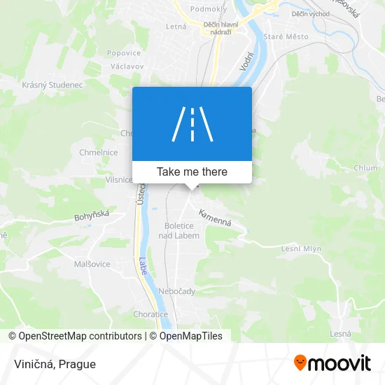 Карта Viničná