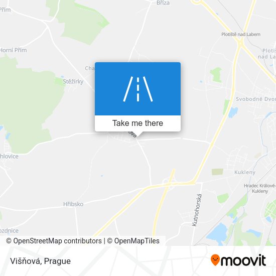 Višňová map