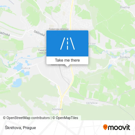 Карта Škrétova