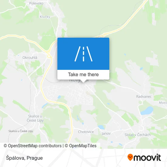 Карта Špálova