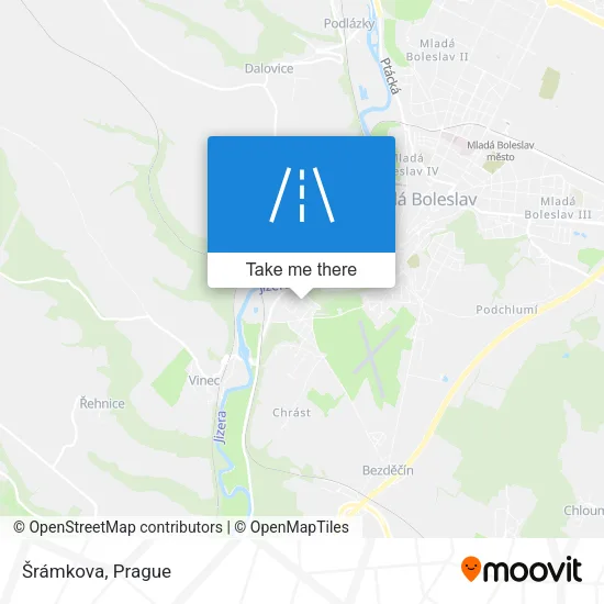 Карта Šrámkova