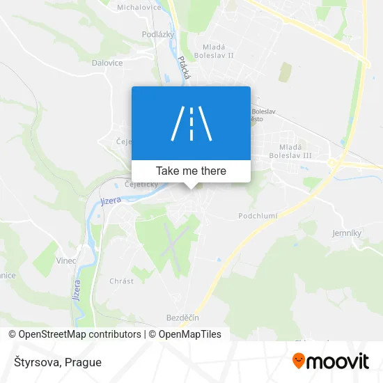 Карта Štyrsova