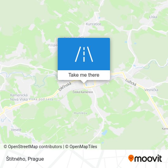 Štítného map