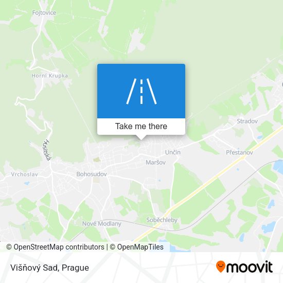 Višňový Sad map