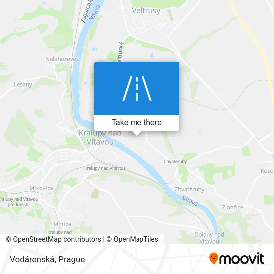 Карта Vodárenská