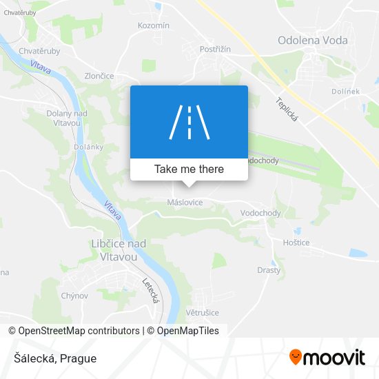Šálecká map