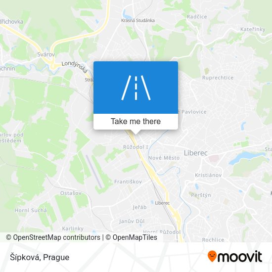 Šípková map