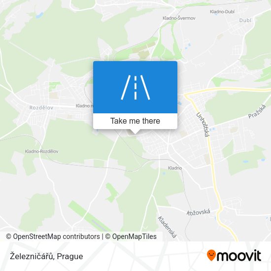 Železničářů map