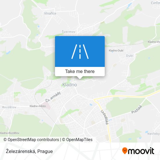 Železárenská map