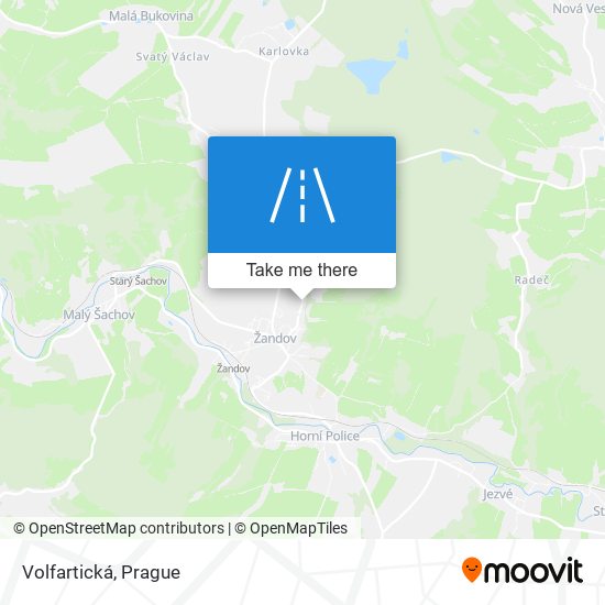 Volfartická map