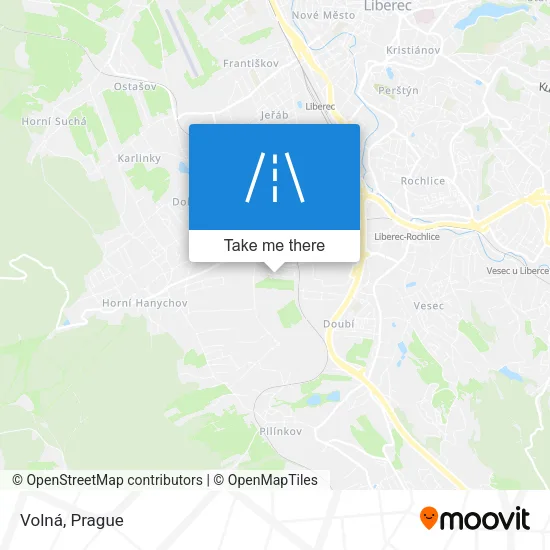 Карта Volná