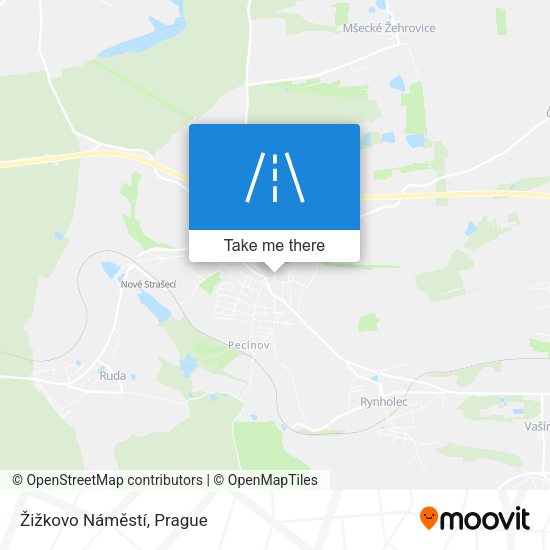 Žižkovo Náměstí map