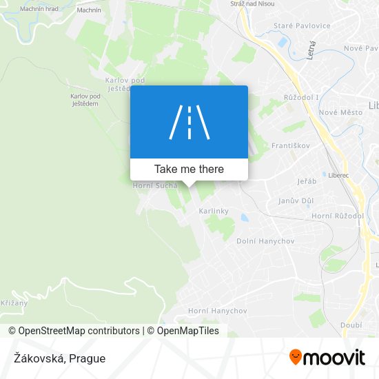 Žákovská map