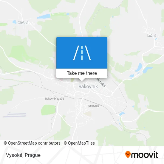 Карта Vysoká