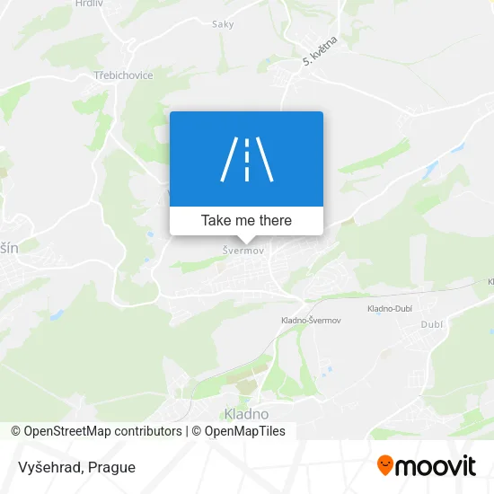 Карта Vyšehrad